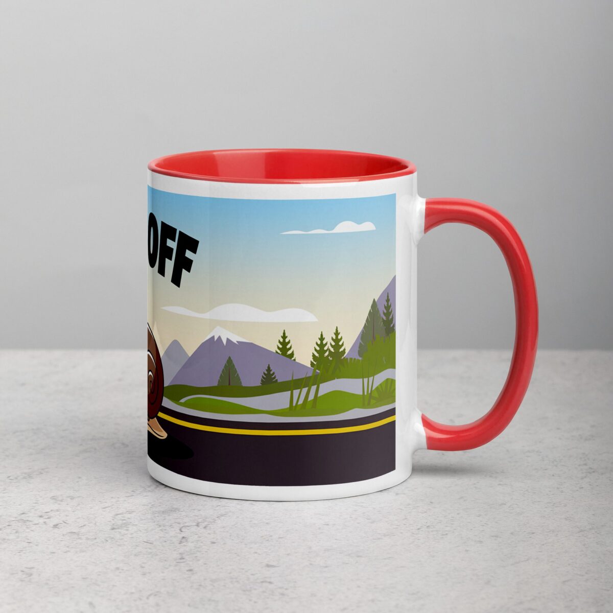 F-Off Snail Coffee Mug & Tea Cup - Image 9