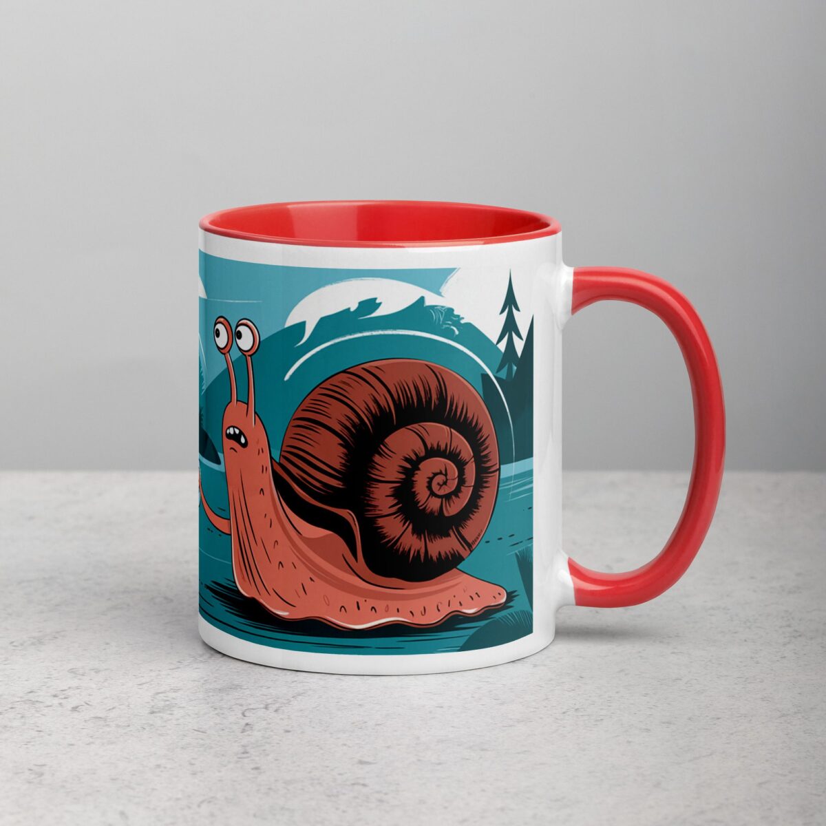 Feeling Shell-Shocked Without Coffee Snail Mug - Image 9
