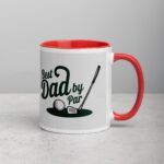 Best Dad By Par Golf Coffee Mug - Image 9
