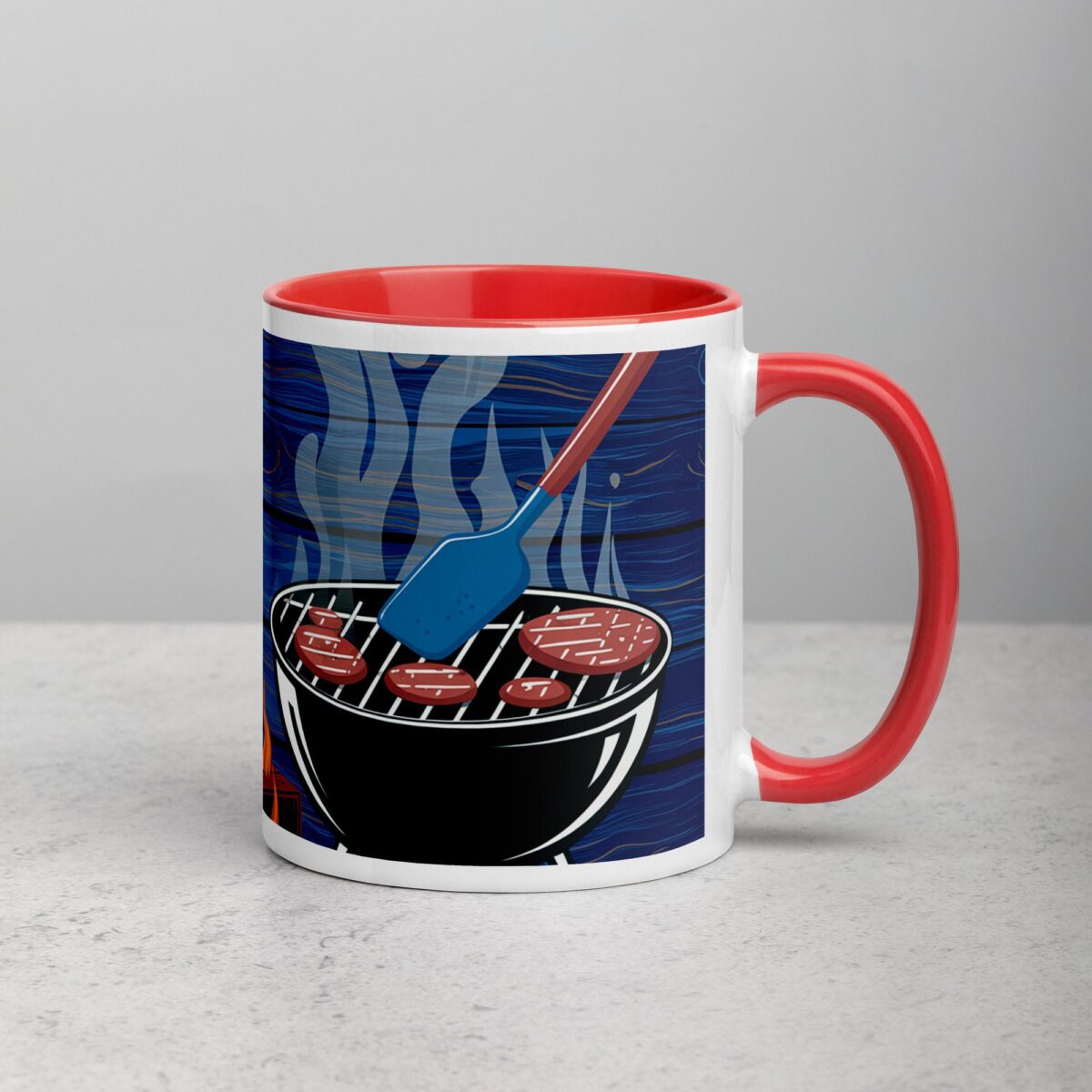 Grill Master Fueled by Coffee Dad Coffee Mug - Image 9