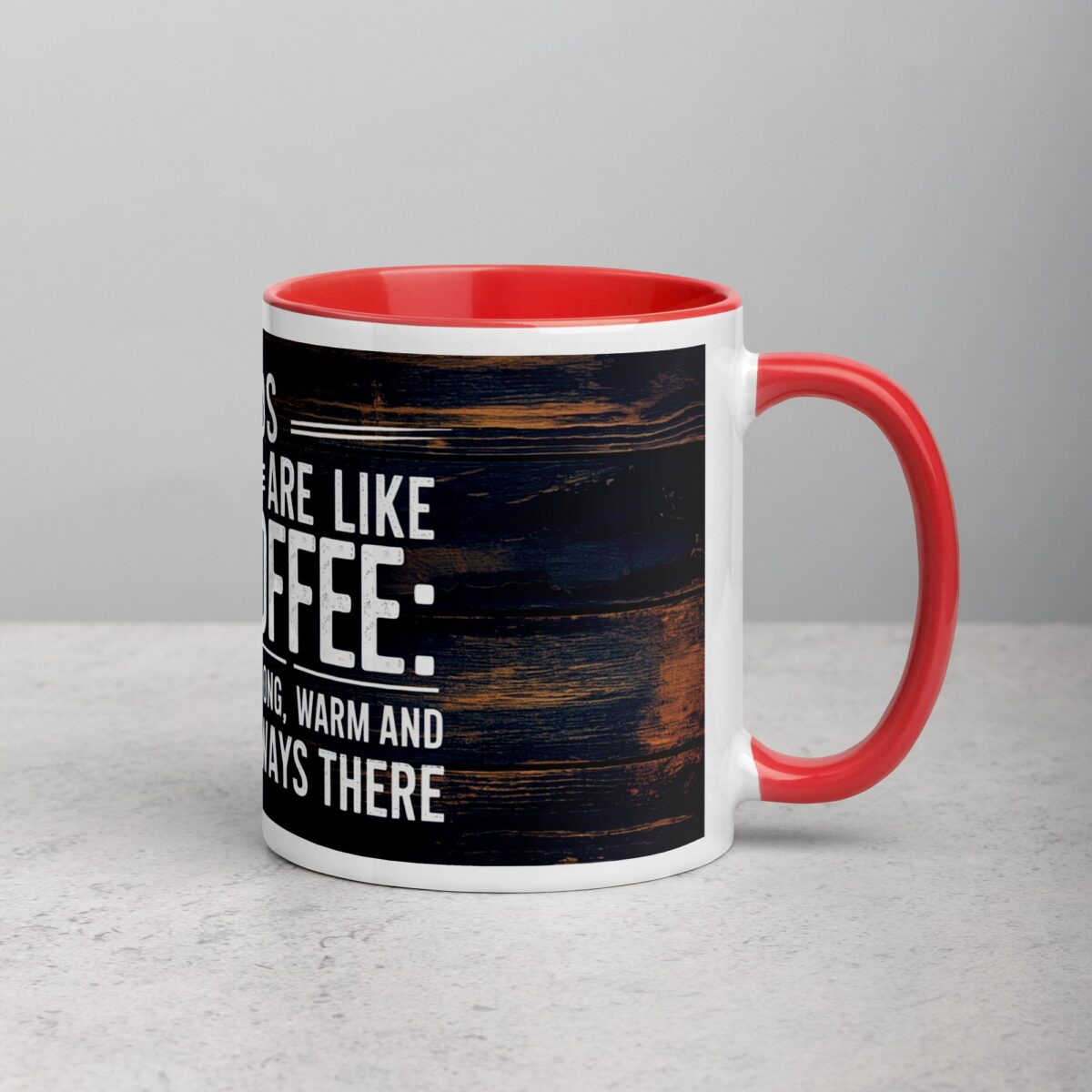 Dads Are Like Coffee: Strong, Warm, and Always There Coffee Mug - Image 9