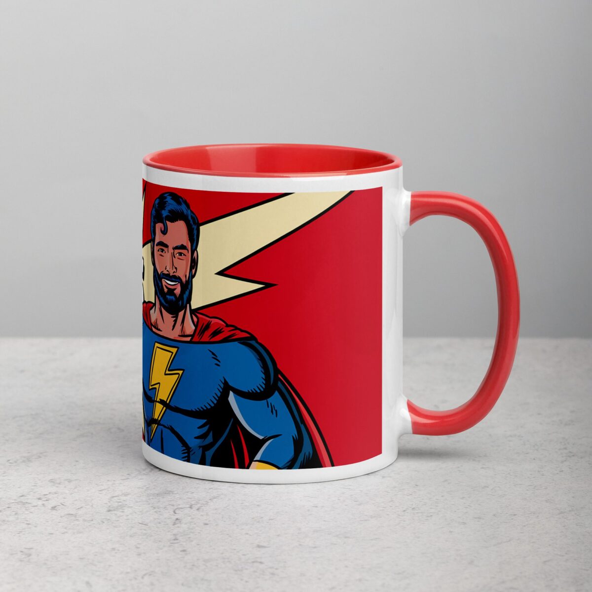 Happy Fathers Day Superhero Coffee Mug - Image 9