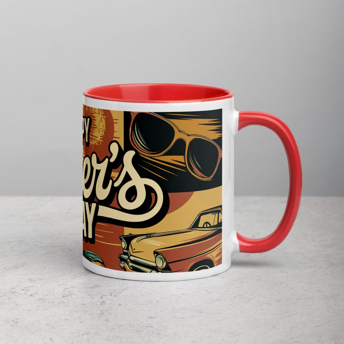 Happy Fathers Day Retro Coffee Mug - Image 9