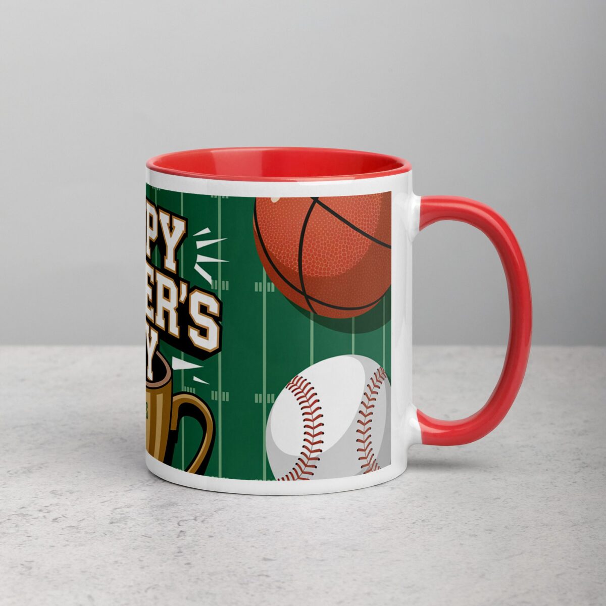 Happy Fathers Day Sports Theme Coffee Mug - Image 9