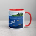 Happy Fathers Day Fishing Coffee Mug - Image 9
