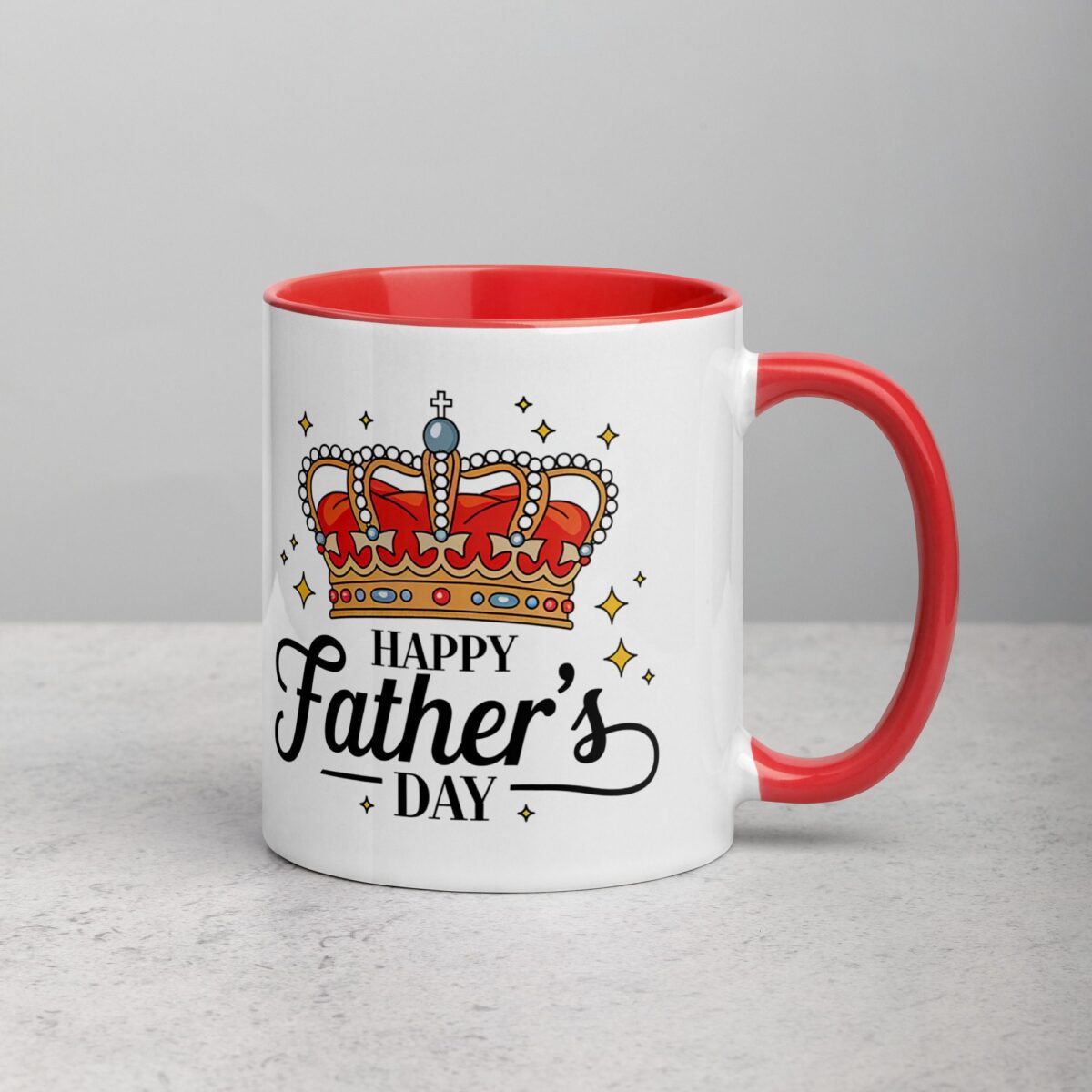 Happy Fathers Day Crown Coffee Mug - Image 9