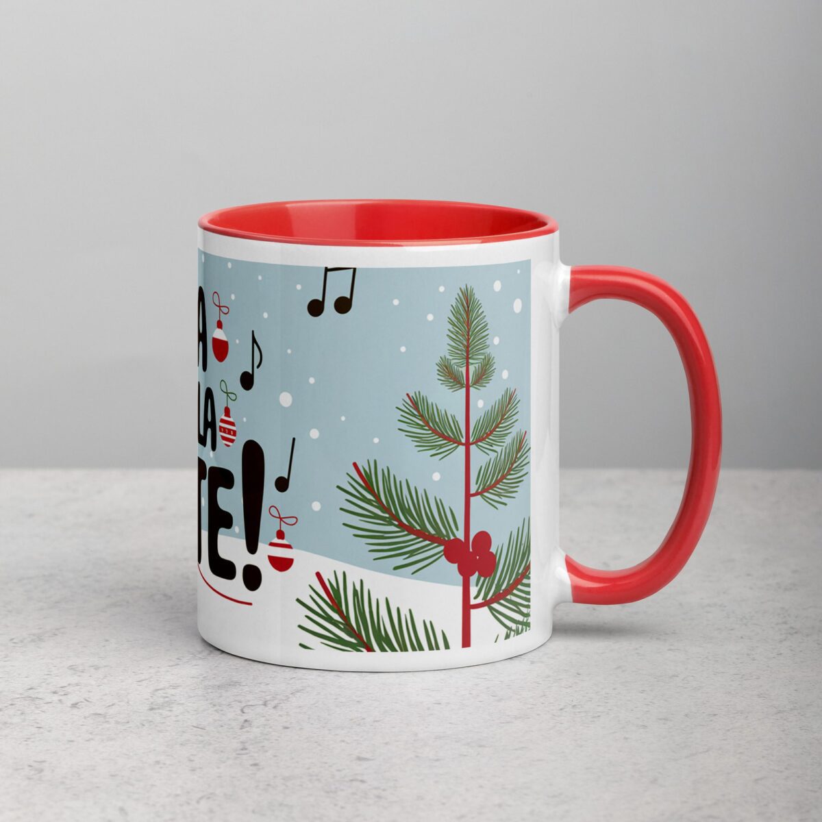 Fa La La La Latte! Coffee Christmas Mug - Image 9