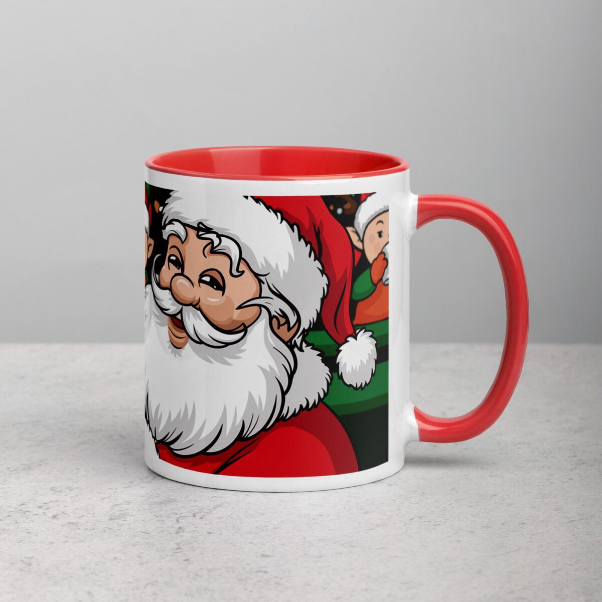 Naughty, Nice, and In Need of Coffee Christmas Mug - Image 9