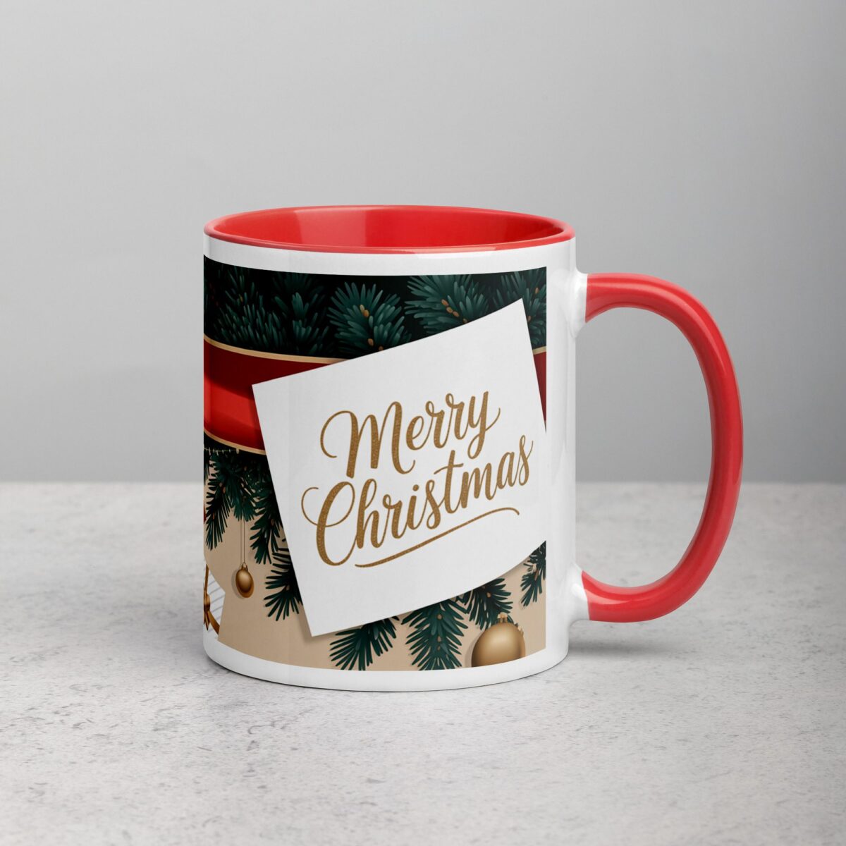 Merry Christmas Sophisticated Coffee Mug & Tea Cup - Image 9