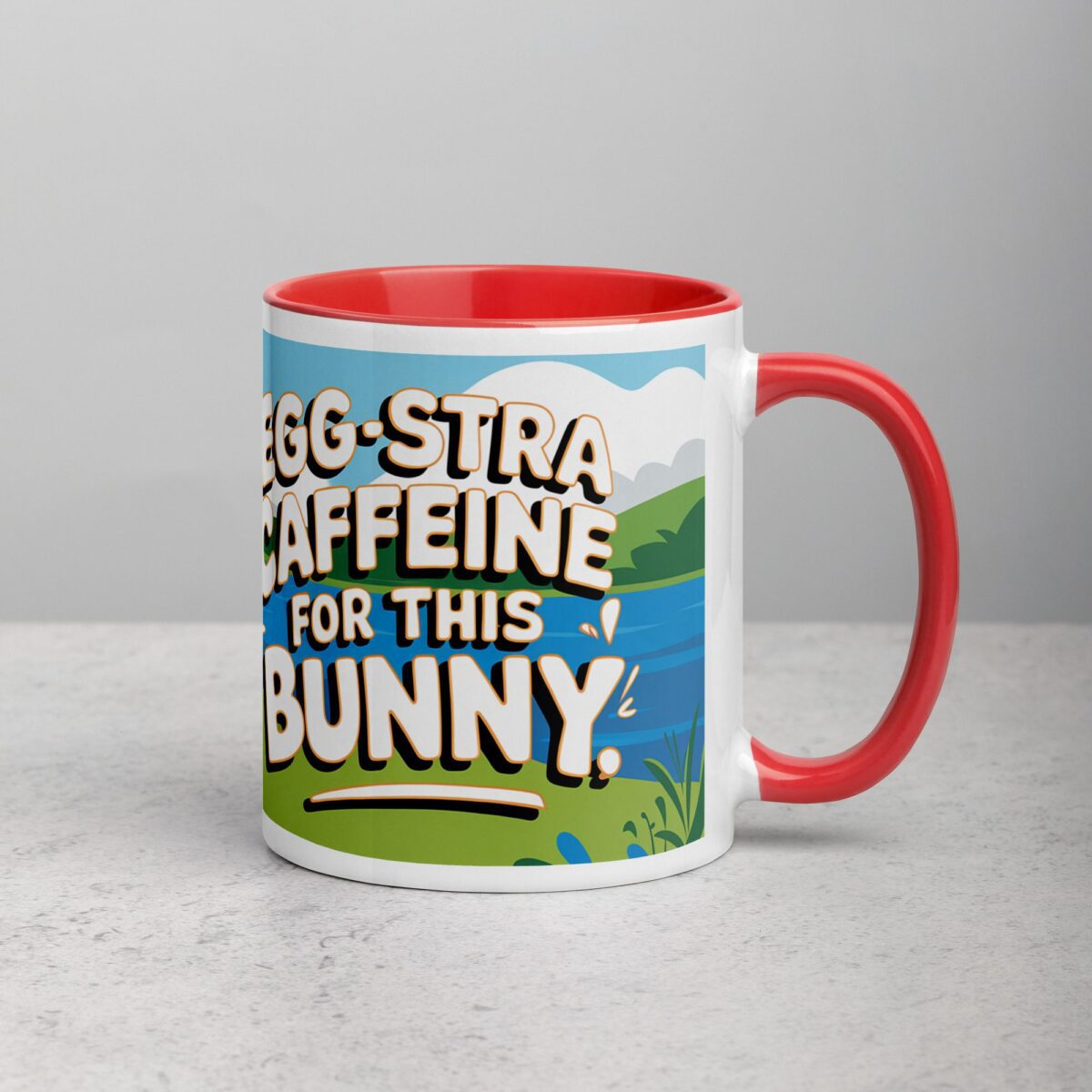 Egg-stra Caffeine for This Bunny Easter Coffee Mug - Image 9