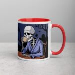 Death Before Decaf Halloween Coffee Mug - Image 9