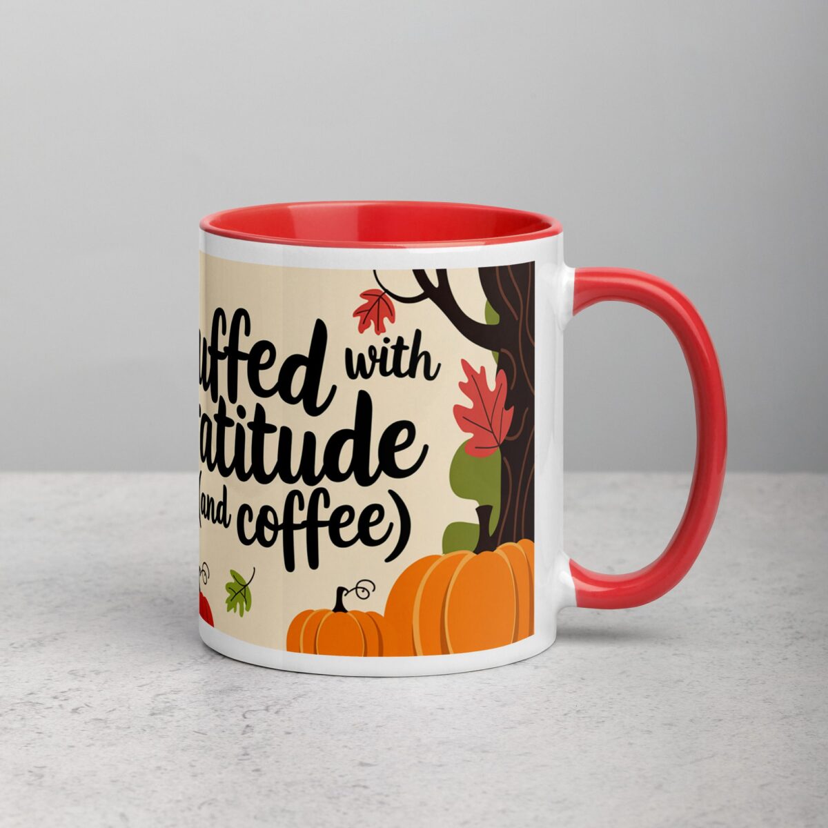 Stuffed with Gratitude (and Coffee) Thanksgiving Mug - Image 9