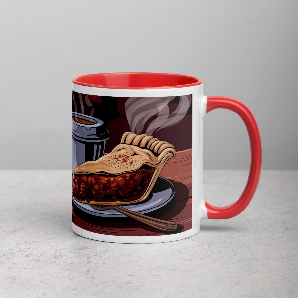 Coffee, Pie, & Thankful Vibes Mug - Image 9