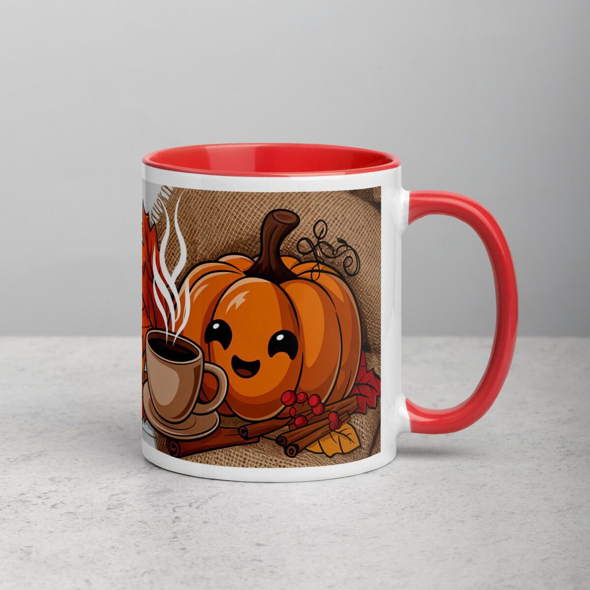 Pumpkin Spice & Everything Nice Thanksgiving Mug - Image 9