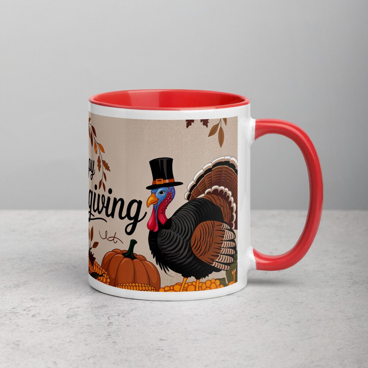 Happy Thanksgiving Sophisticated Coffee Mug & Tea Cup - Image 9