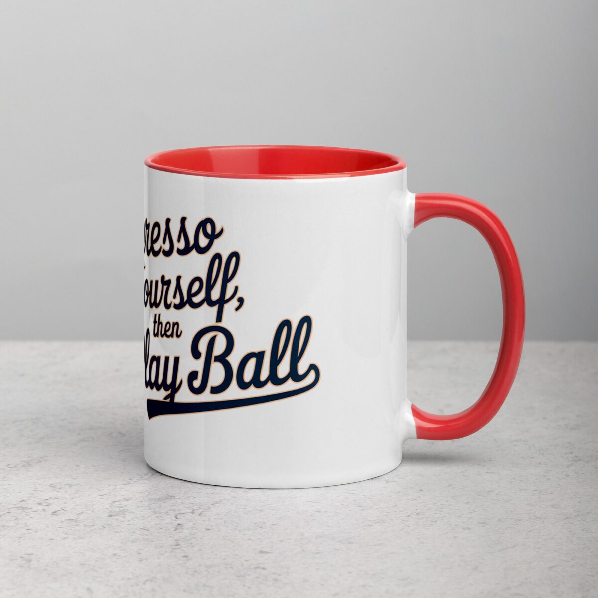 Espresso Yourself, Then Play Ball Coffee Mug & Tea Cup - Image 9