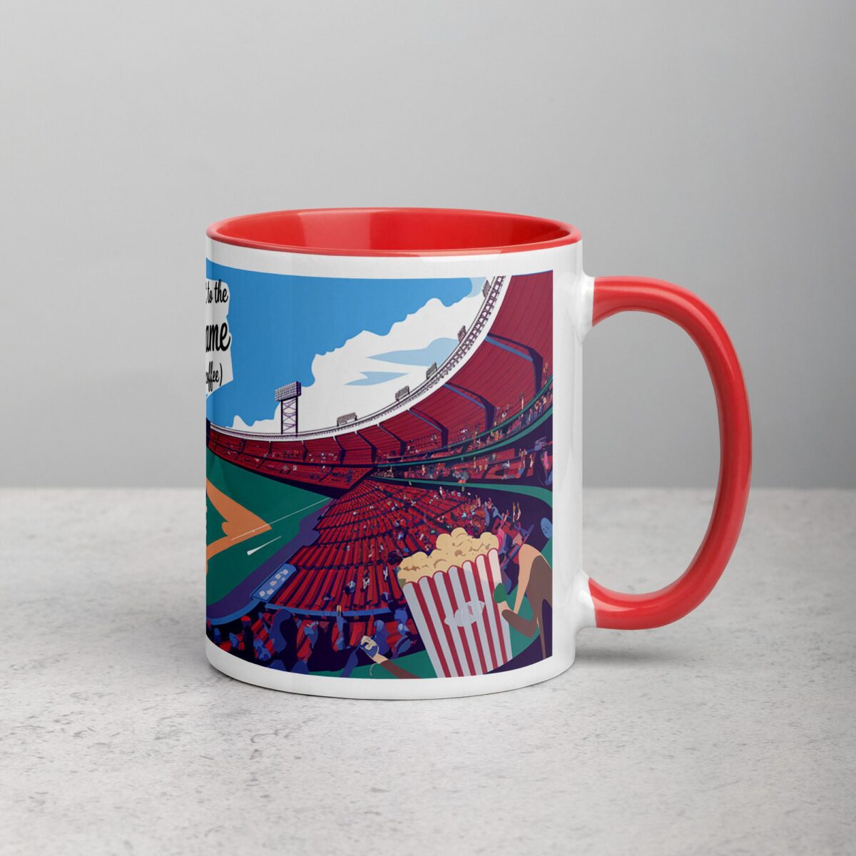 Take Me Out to the Ball Game (and Bring Coffee) Mug - Image 9