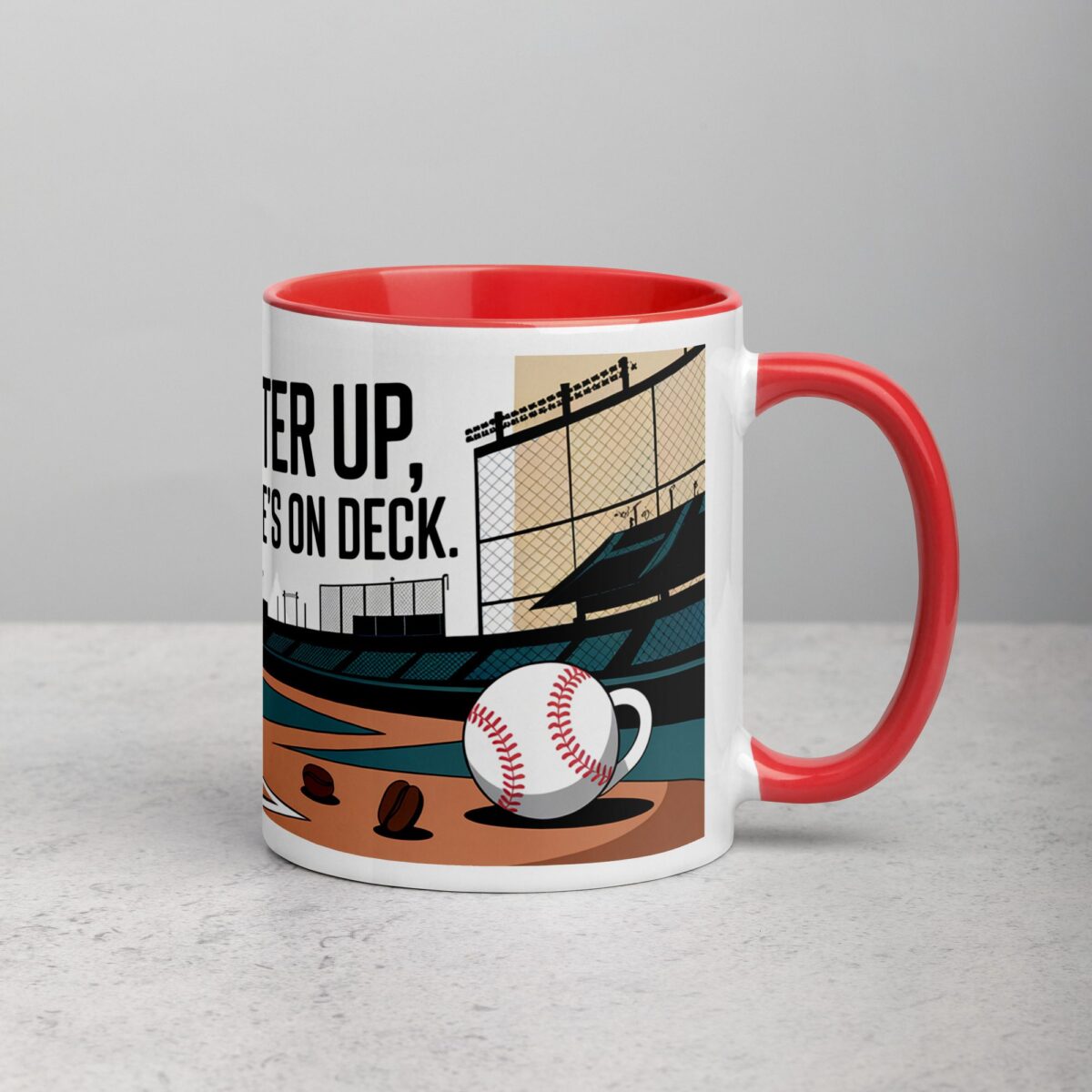 Batter Up, Coffee’s On Deck Baseball Mug - Image 9