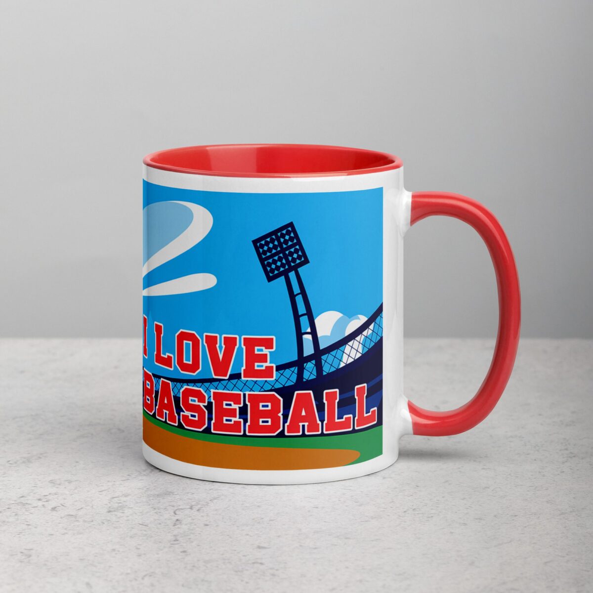 I Love Baseball Fun Coffee Mug & Tea Cup - Image 9