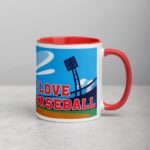 I Love Baseball Fun Coffee Mug & Tea Cup - Image 9