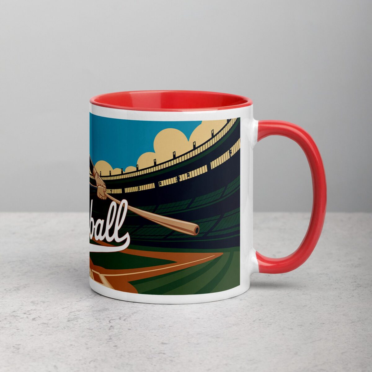 I Love Baseball Sophisticated Coffee Mug & Tea Cup - Image 9