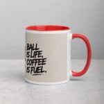 Ball is Life, Coffee is Fuel Basketball Mug - Image 9