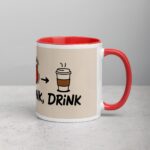 Dribble, Dunk, Drink Basketball Coffee Mug & Tea Cup - Image 9