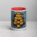 Honeycomb Bee Graffiti Coffee Mug & Tea Cup - Image 10