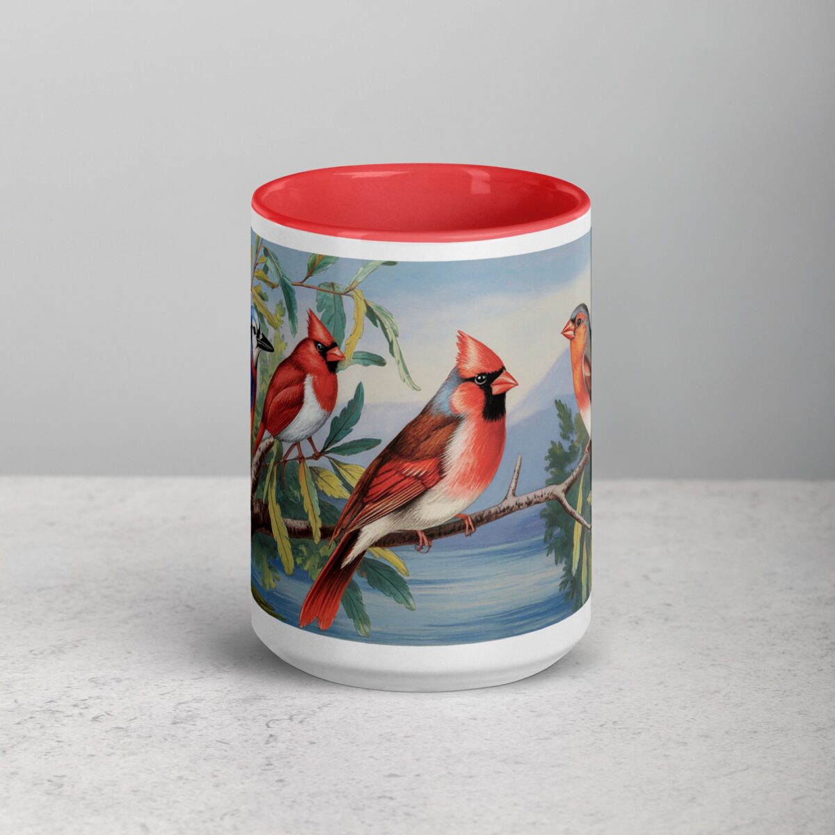 Bird on a Branch Coffee Mug & Tea Cup - Image 10