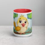 Cute Bird in Forest Coffee Mug & Tea Cup - Image 10