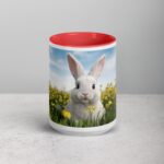 Bunny with Flowers Coffee Mug & Tea Cup - Image 10