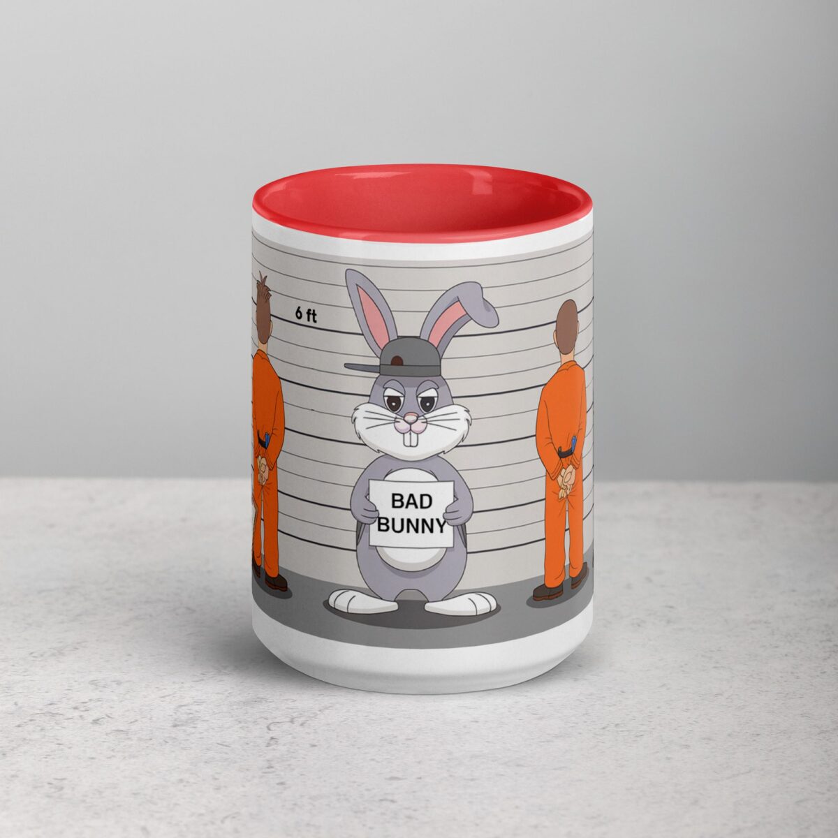 Bad Bunny Police Line  Coffee Mug & Tea Cup - Image 10