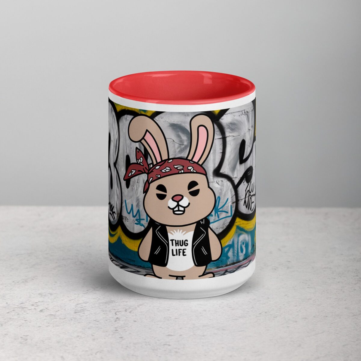 Thug Life Gangster Bunny Rabbit Coffee Mug & Tea Cup - Image 10