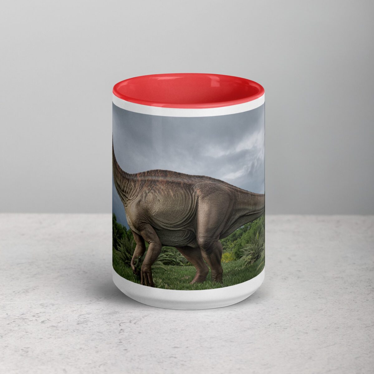 T-Rex Dinosaur in Wild Coffee Mug & Tea Cup - Image 10