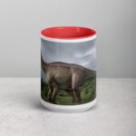 T-Rex Dinosaur in Wild Coffee Mug & Tea Cup - Image 10