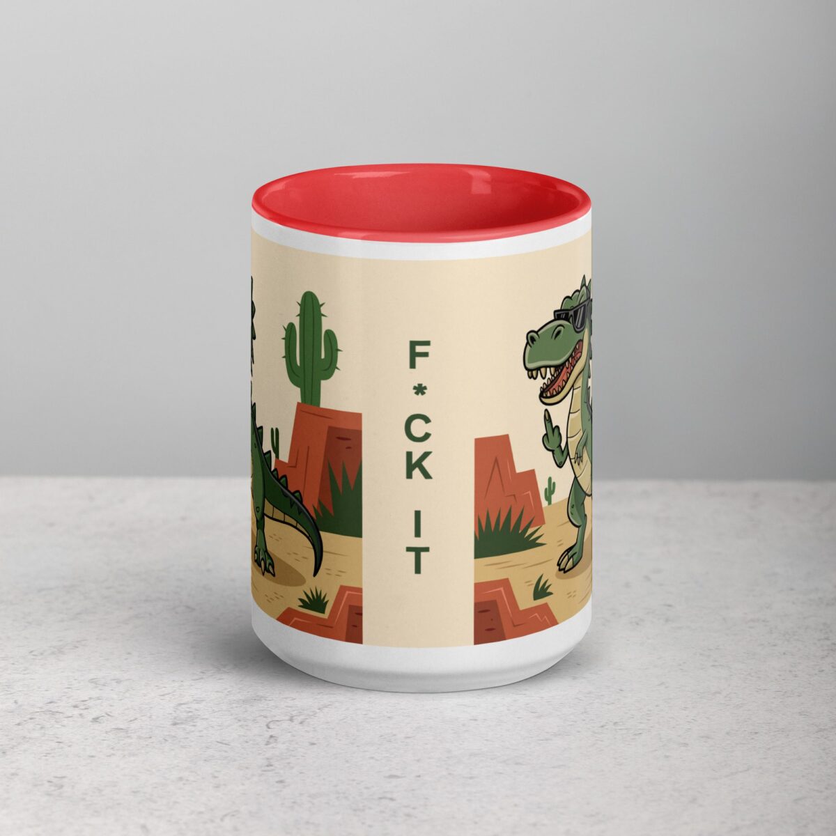 F"ck It Dinosaur Coffee Mug & Tea Cup - Image 10