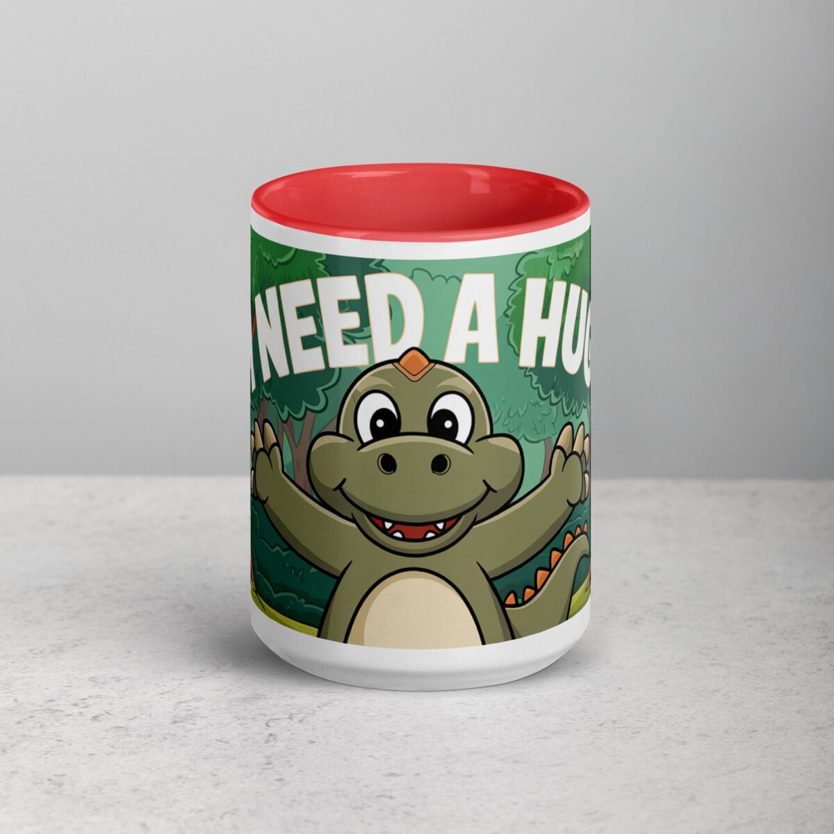 I Need a Hug Dinosaur Coffee Mug & Tea Cup - Image 10