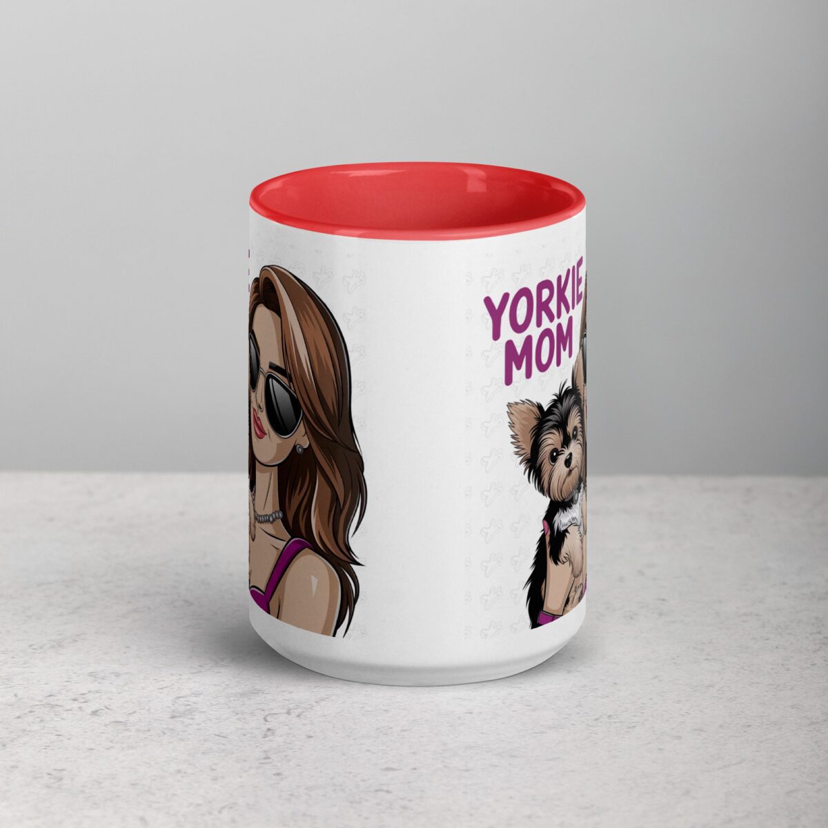 Yorkie Mom Coffee Mug & Tea Cup - Image 10
