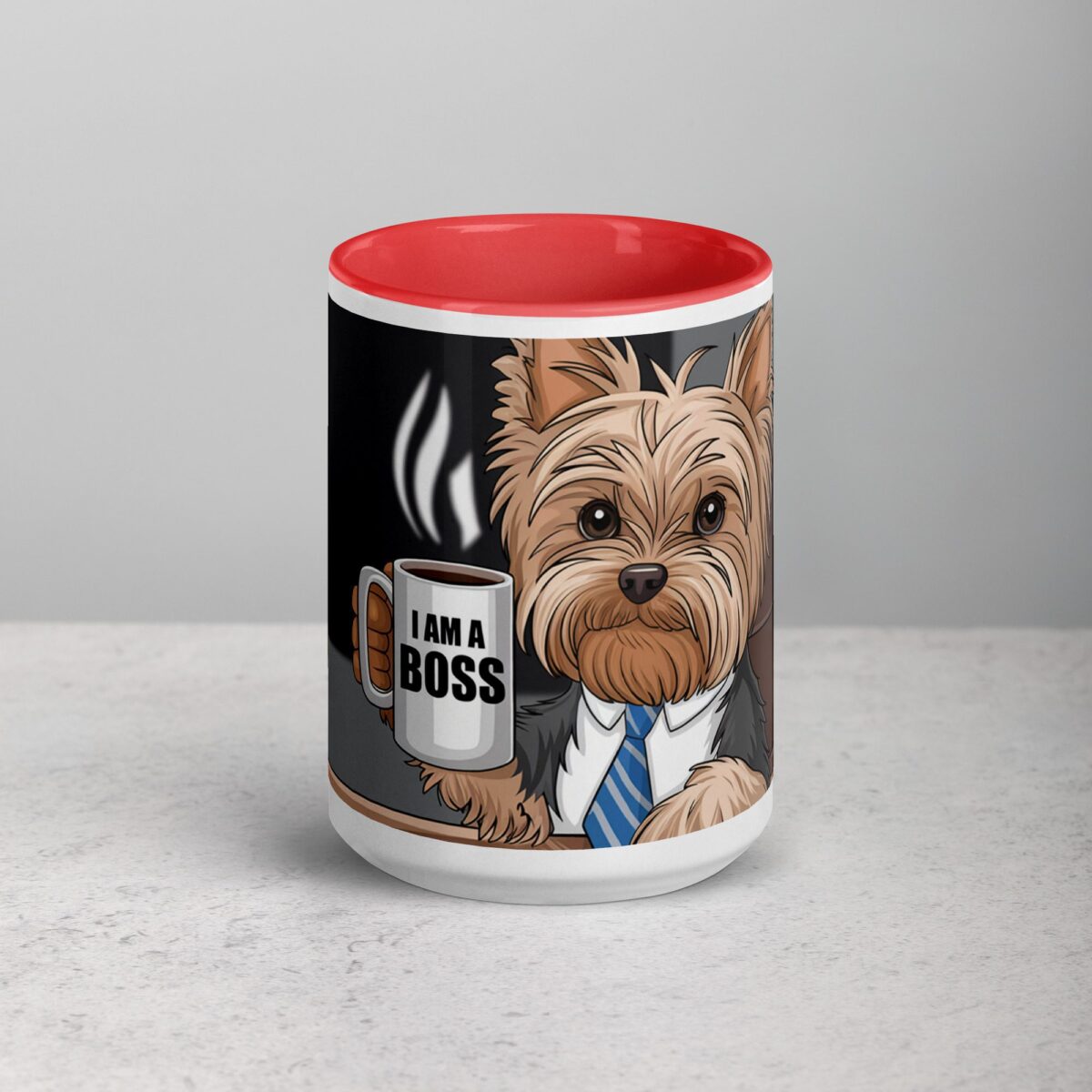 Yorkie I am a Boss Coffee Mug & Tea Cup - Image 10