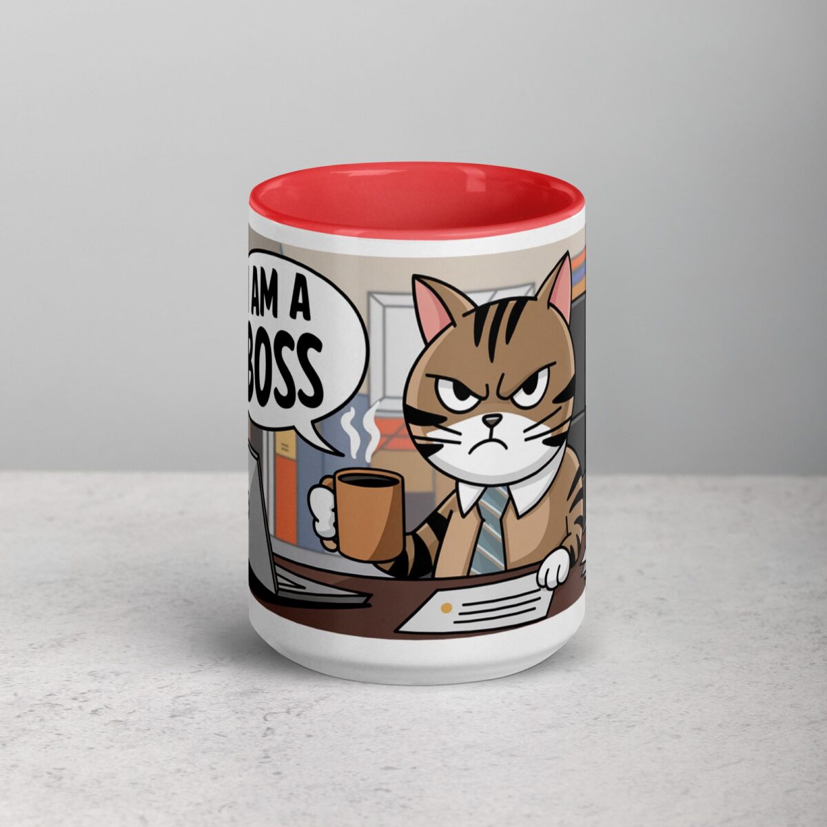Cat I am a Boss Coffee Mug & Tea Cup - Image 10
