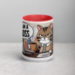 Cat I am a Boss Coffee Mug & Tea Cup - Image 10