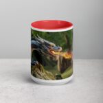 Dragon Spitting Fire 3D Coffee Mug & Tea Cup - Image 10