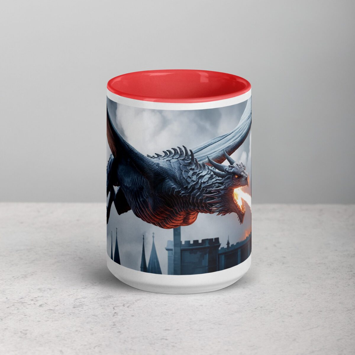 Flying Dragon Fire Coffee Mug & Tea Cup - Image 10