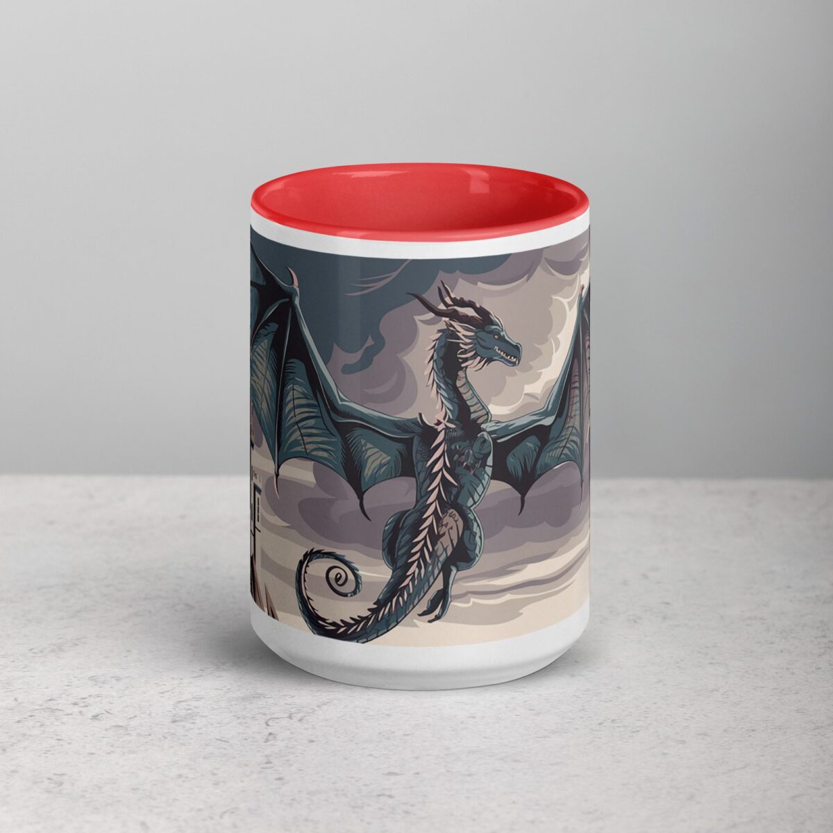 Flying Dragon Artwork Coffee Mug & Tea Cup - Image 10