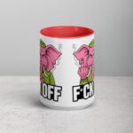 Elephant Middle Finger Coffee Mug & Tea Cup - Image 10