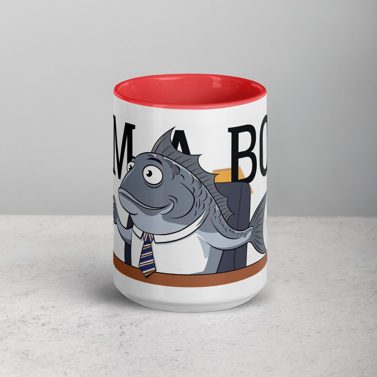 Fish I am a Boss Coffee Mug & Tea Cup - Image 10