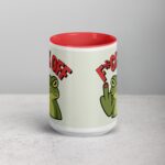 Middle Finger Frog Coffee Mug & Tea Cup - Image 10
