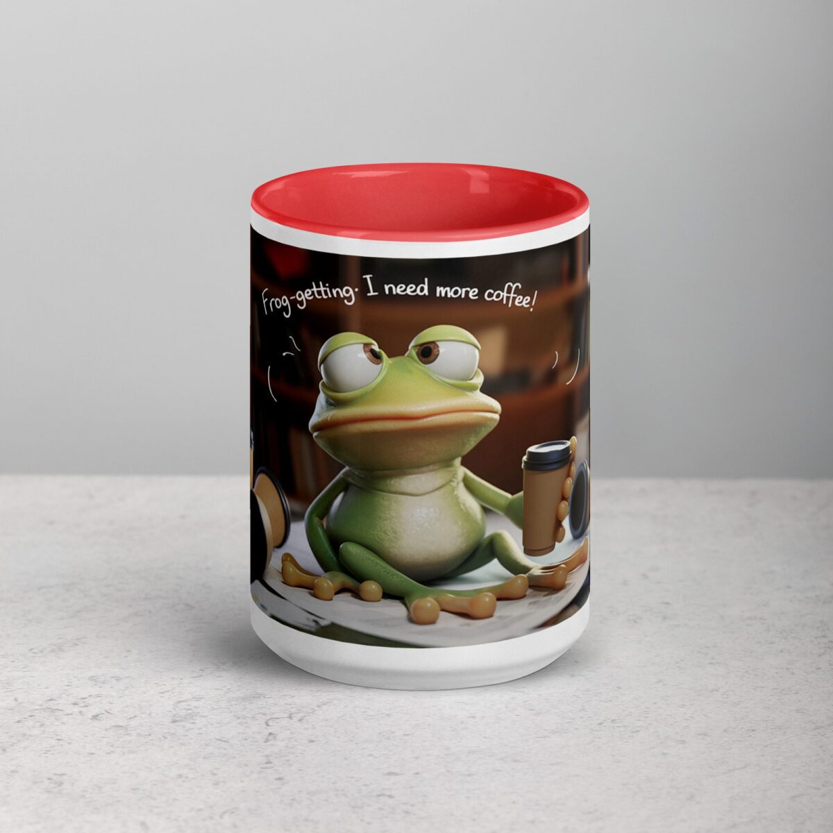 Frog-Getting I Need More Coffee Mug - Image 10