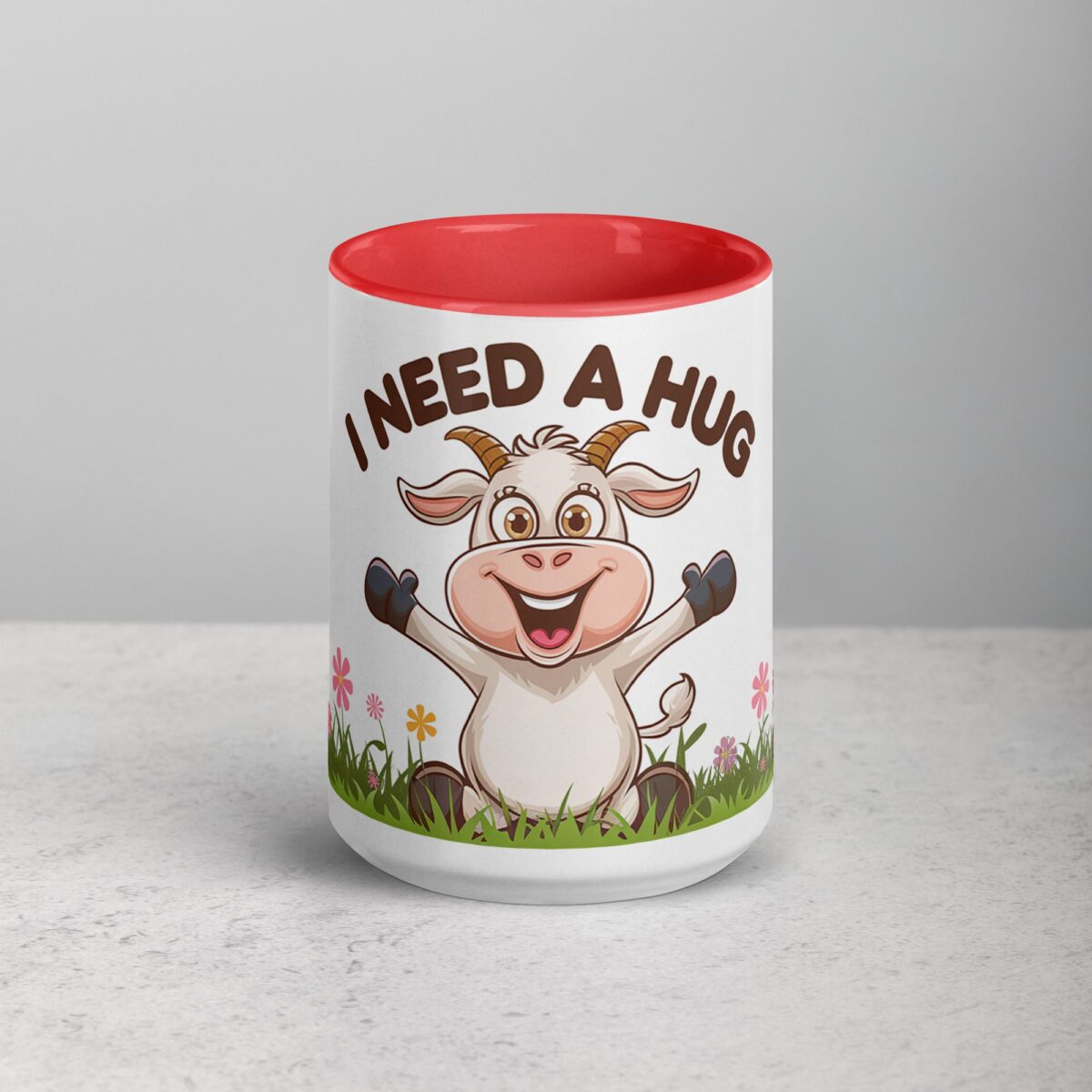 I Need a Hug Goat Coffee Mug & Tea Cup - Image 10