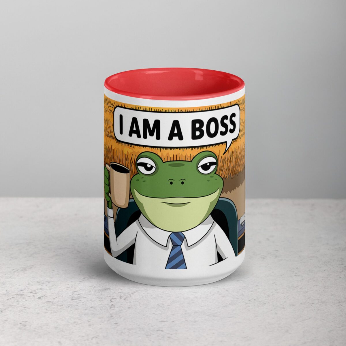 I am a Boss Frog Coffee Mug & Tea Cup - Image 10